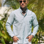 Imagen 1 de 7 de Camisa Slim Fit Oxford Casual Algodón Hombre Casey Kevin