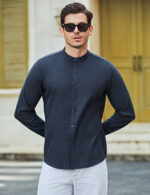 Imagen 3 de 8 de Camisa Regular Fit Oxford Algodón Casual Manga Larga Hombre