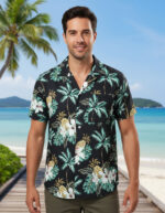 Imagen 3 de 7 de Camisa Aloha Hombre Algodón Manga Corta Casey Kevin