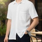 Imagen 1 de 7 de Camisa Casual Hombre Manga Corta Fashion Calidad Casey Kevin