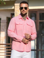 Imagen 4 de 7 de Camisa Casual Regular Fit Manga Larga Hombre Casey Kevin