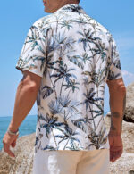 Imagen 4 de 7 de Camisa Hawaiana De Playa Para Hombre Manga Corta Casey Kevin