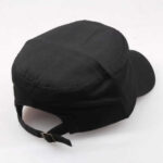 Imagen 3 de 9 de Gorra Cubana Con Visera Lisa Varios Colores Tipo Militar