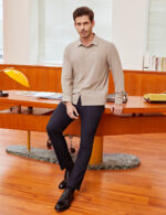 Imagen 6 de 7 de Camisa Vestir Slim Fit Strech Manga Larga Hombre Casey Kevin