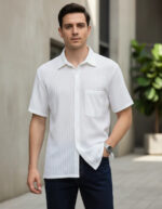 Imagen 5 de 7 de Camisa Casual Hombre Manga Corta Fashion Calidad Casey Kevin
