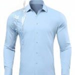 Imagen 1 de 10 de Camisa Vestir Slim Fit Hombre Bambú Antiarrugas Casey Kevin