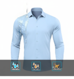 Imagen 6 de 10 de Camisa Vestir Slim Fit Hombre Bambú Antiarrugas Casey Kevin