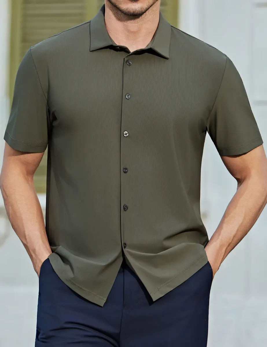 Camisas antiarrugas para hombre: 4 opciones practicas para viajar ligero y verte impecable